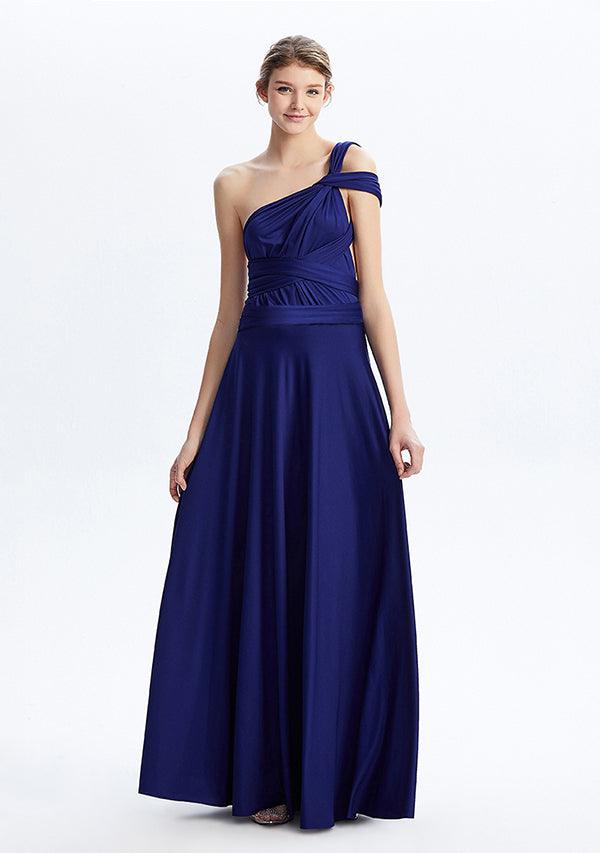 Midnight Blue Infinity Dress - Long Midnight Blue Convertible Dress