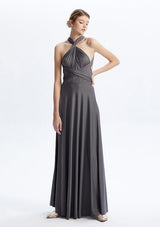 Charcoal Grey Maxi Convertible Infinity Dress
