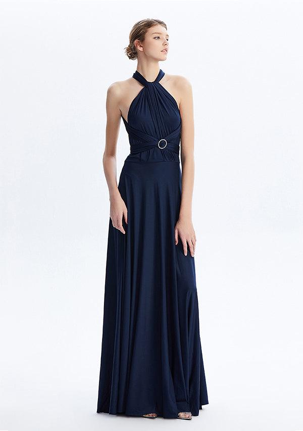 Navy Blue Maxi Convertible Infinity Dress